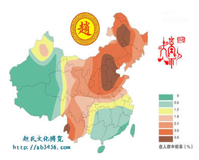 全國(guó)趙姓分布概述